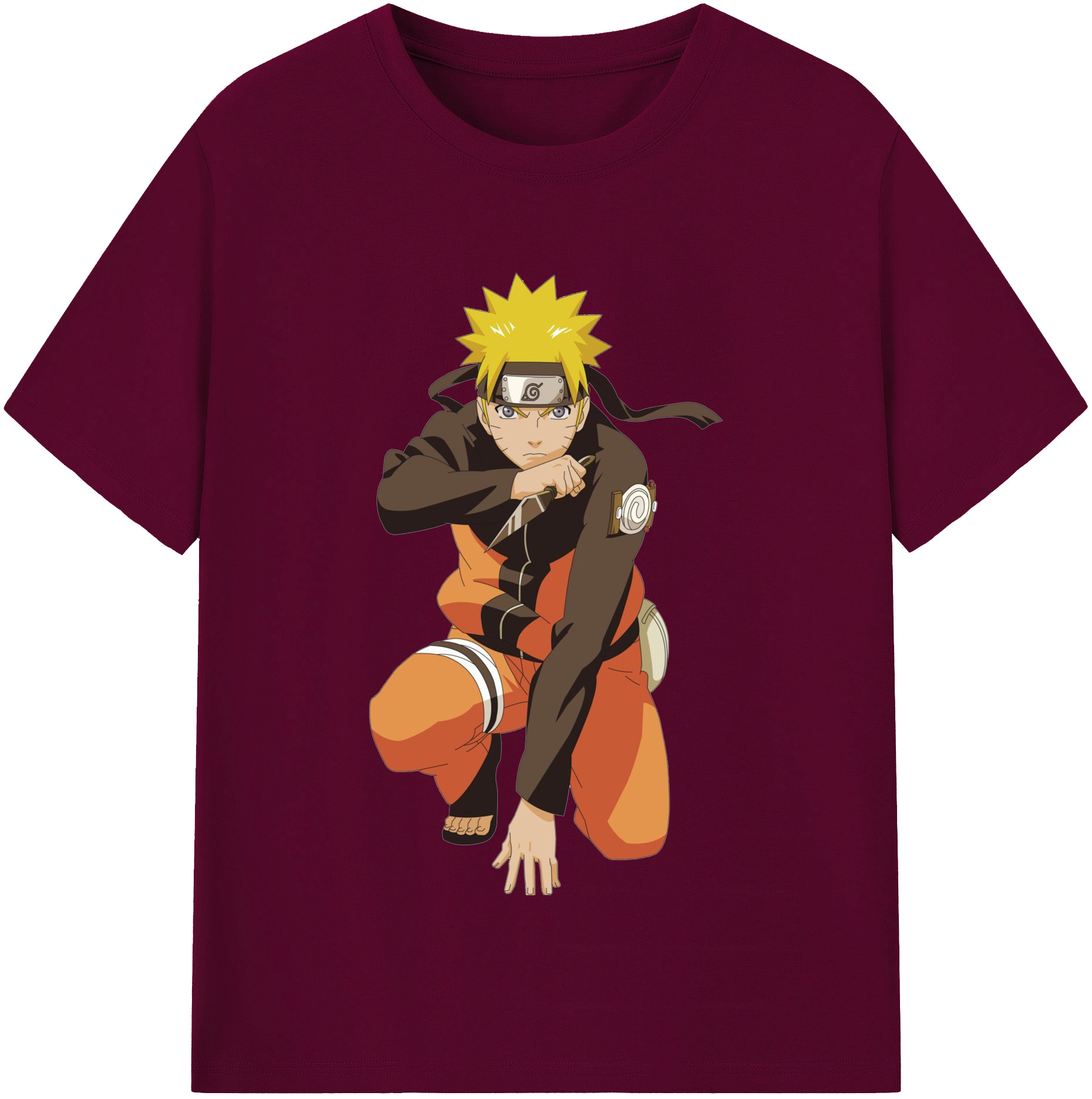 （画像用） NARUTO -ナルト- うずまき ナルト Uzumaki Naruto レディースカジュアルプリントTシャツ（綿100％）